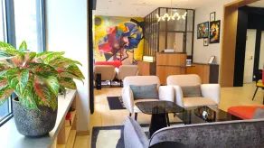 Avia Hôtel Saphir Montparnasse - Siddeområde i lobbyen