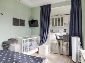 Charming 2-bedroom Apartment in Rejmyre With Garden View - Habitación