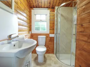 Y Bwthyn Pren, Cabin 209, - Badeværelse