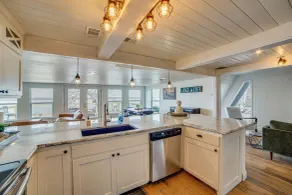 Lake Whitney A-frame w/ Sunset Views: 4br, 2BA - Interiør