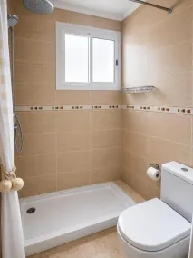 Golf Park Sunny Cozy Penthouse near the Ocean with large double terraces, fiber WIFI, 3 pools, NEW bbq South Tenerife - Bad