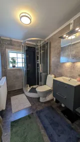 Villa Sakis - Historic Swedish Farm Cottage - Lake Sauna - Badrum