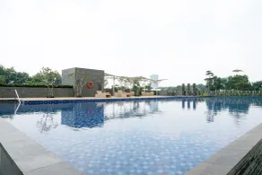 Modern and Comfort Stay 2BR at Ciputra International Apartment By Travelio - Pool