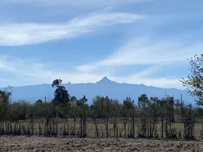 Glamping Kenya Mount Kenya Lodge Nanyuki - Ausblick vom Zimmer