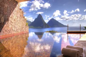 Jade Mountain - View from room