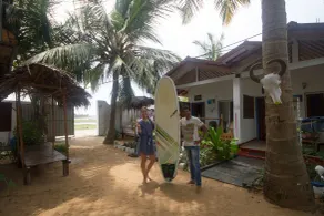 Hôtel Star Rest Beach à Arugambay - Vue de la chambre