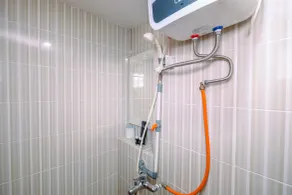 Brand New and Best Choice 2BR at Cinere Resort Apartment By Travelio - Bathroom