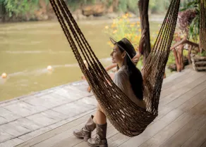 River Kwai Jungle Rafts - Vue de la chambre