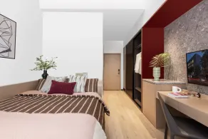 base-Beijing Sanlitun Serviced Apartment - Værelse