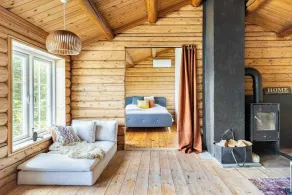 Cabin, 30 m to the sea, 25 min Oslo, 10 min Tusenfryd - Room