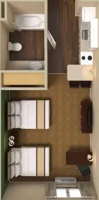 Extended Stay America Suites - Meadowlands - East Rutherford - Chambre