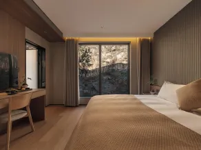 Qingdao Wushe Yujianshanju Tangchi Seaview Hotel - Room