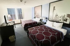 Super 8 by Wyndham Monee I-57 - Vue de la chambre