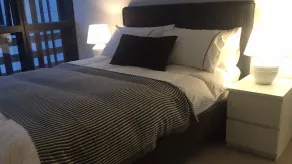 Melbourne Docklands Luxury Seaview Apartment - Chambre