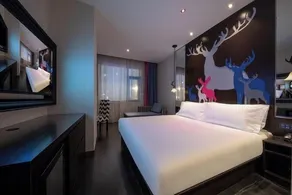 JL Boutique Hotel shanghai Tian An 1000 Trees Jing An Temple changshou Road Store - Vue de la chambre
