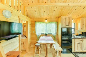5 Mi to Susquehanna Boating! Secluded Log Cabin - Interiør