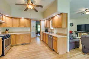 Waterfront Getaway w/ Patio on the White River! - Interior
