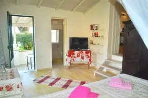 House Lemoni, Apartment A with Terrace and balcony - Pelekas, Corfu - Bad