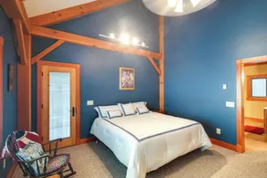 Lake View Champlain Home w/ Hot Tub & Sauna! - Interior