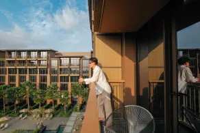 Courtyard by Marriott Bangkok Suvarnabhumi Airport - Vue de la chambre