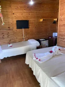 Retiro espiritualista Casa de Madeira - Quarto