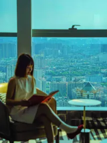 The Langbo Chengdu, in The Unbound Collection by Hyatt‌ - Vista do quarto