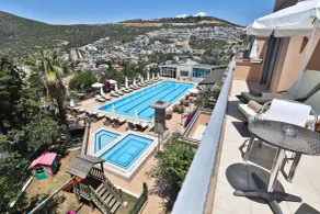 Happy Hotel Kalkan - Vue de la chambre