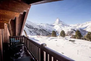 Riffelalp Resort 2222m - Ausblick vom Zimmer