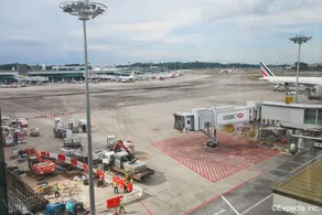 Changi Transit Hotel Terminal 1 - Vue depuis l’hébergement
