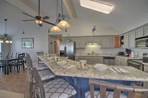 Fish at Canalfront Bay St Louis Home - Dock & Deck - Interior
