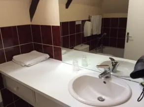 Logis Hôtel & Restaurant - Le Château Des Tourelles 3 étoiles - Bathroom