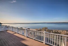 Waterfront Home w/ Large Deck + Private Pool! - Interior