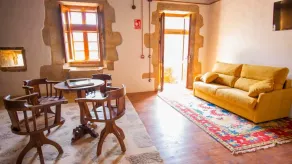Monasterio de Moraime - Coin salon dans le hall