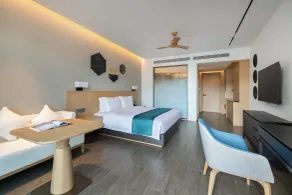 Sanya Junji Seaview Hotel - Ausblick vom Zimmer