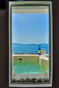 Kima Oia Suites - Vue de la chambre