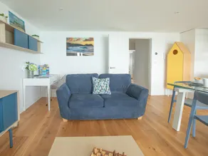 Onshore 6 - Newquay Towan Beach View - Living room