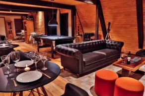 La Mansarda Hotel - Zona de estar del vestíbulo