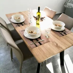 Martimi Private 3 Apartments with Pool, Heated Jacuzzi and Sauna, 2 Apartments with Sea View, 200m from Beach, BBQ, Playground, Mini Football Pitch - Soggiorno