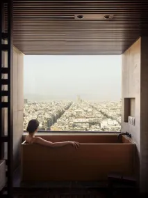 Nobu Hotel Barcelona - Vue de la chambre