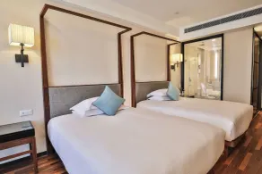 SSAW Boutique Hotel Hangzhou Qianjiang New City Jinjiang Subway Station Branch - Værelse