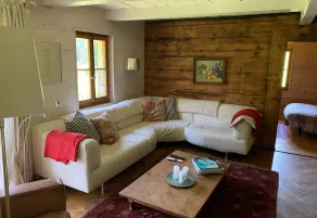 Le Communal Chalet La Renarde - Siddeområde i lobbyen