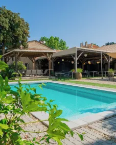  Logis Hotel-Restaurant Saint Romain - Pool
