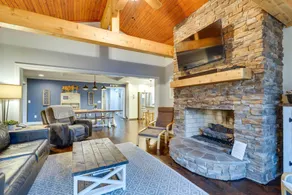 Lakefront Butler Home w/ Hot Tub & Fire Pit! - Interior