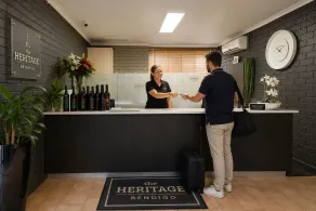The Heritage Motel Bendigo - Rezeption