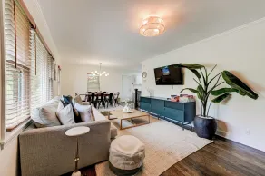 Boutique ATL Escape Movie Room and Covered Deck - Interior