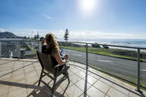 The Reef Beachfront Apartments - Ausblick vom Zimmer