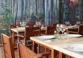Apartahotel Tres Quiñones - Restaurang
