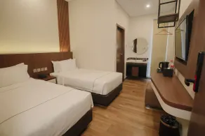 Parkside's Hotel Palembang - Zimmer