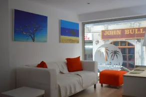 Les Palmiers Beach Boutique Hotel & Luxury Apartments - Coin salon dans le hall