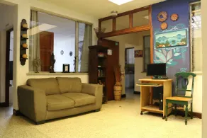 Hostal Los Volcanes - Coin salon dans le hall